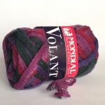 Пряжа "Volant Color" бордово-фиолетовая 30м/50гр 100% акрил "Mondial" (Италия)