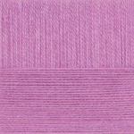 Пряжа "Ангорская тёплая" цв. 029 розовая сирень 40% шерсть 60% акрил 5х100гр / 480м "Пехорка"
