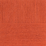 Пряжа "Ангорская тёплая" цв. 189 яр. оранжевый 40% шерсть 60% акрил 5х100гр / 480м "Пехорка"