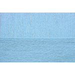 Пряжа "Успешная" цв. 005 голубой 100% мерсеризованный хлопок 10х50гр / 220м "Пехорка"