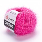 Пряжа "Christmas" цв. 09 тёмн. розовый 100% полиамид 50гр / 142м "YarnArt" (Турция)