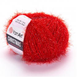 Пряжа "Christmas" цв. 11 яр. красный 100% полиамид 50гр / 142м "YarnArt" (Турция)