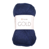 Пряжа "Gold" цв. 9033 тёмн. синий 92% акрил 8% металлик 100гр / 400м "YarnArt" (Турция)