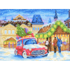 Канва с рисунком "Рождественская ярмарка" "МП Студия"