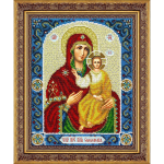 Набор для вышивания бисером “Пр. Богородица Смоленская” “Паутинка”