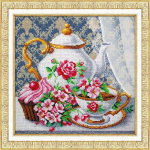 Набор для вышивания бисером “Чай” “Паутинка”