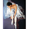 Канва с рисунком для вышивания гобелена "Балерина" 50х60см "Collection D’art"