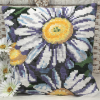 Набор для вышивания Подушка “Маргаритки” 40х40см “Collection D'art”
