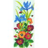 Канва с рисунком для вышивания гобелена "Цветы" 30х60см "Grafitec" (Греция)
