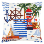Набор для вышивания Подушка “Морские приключения” 40х40см “ЧАРIВНИЦЯ”