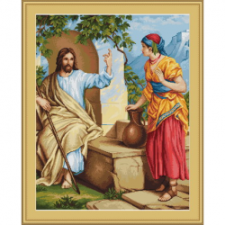 Набор для вышивания гобелена “Иисус и самаритянка” “Luca-S”