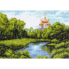 Канва с рисунком "Тихая заводь" "Матренин Посад"