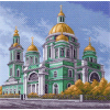 Канва с рисунком "Елоховский собор в Москве" "Матренин Посад"