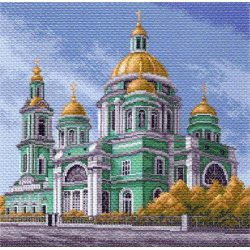 Канва с рисунком "Елоховский собор в Москве" "Матренин Посад"