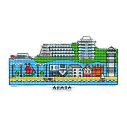 Набор для вышивания Магнит "Анапа" "Овен"