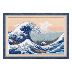 Набор для вышивания "Большая волна в Канагаве" "Овен"
