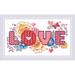 Набор для вышивания "Love" "Риолис"
