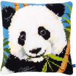 Набор для вышивания Подушка “Панда” 40х40см “Vervaco”