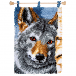 Набор для вышивания Коврик “Волк” 44х55см “Vervaco”