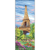 Канва с рисунком "Эйфелева башня" 19х49см "Royal Paris"