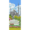 Канва с рисунком "Голубая мечеть Султанахмет" 19х49см "Royal Paris"