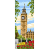 Канва с рисунком "Вестминстерские часы" 19х49см "Royal Paris"