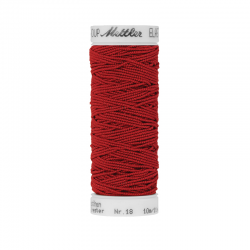 Нить-резинка "Elastic" цв. 0504 красный 10м "Amann group Mettler" (Германия)