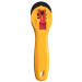 Дисковый нож 45мм с удобным хватом жёлтый “Olfa” (Япония)