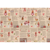 Ткань для пэчворк (60x110см) 40538-80 из коллекции "Little Heroines" "Lecien" (Япония)