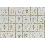 Ткань для пэчворк (60x110см) 31008-70 из коллекции "Kate Greenaway" "Lecien" (Япония)
