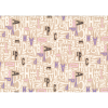 Ткань для пэчворк (50x55см) 31713-11 из коллекции "Moji Palette" "Lecien" (Япония)