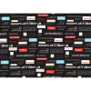 Ткань для пэчворк (50x55см) 31714-100 из коллекции "Moji Palette" "Lecien" (Япония)