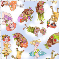 Ткань для пэчворк (50x55см) 691-845 "Loralie Designs" (США)