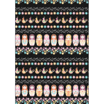 Ткань для пэчворк (50x55см) КМ-09 из коллекции "Крошки-Матрёшки" "Peppy"