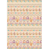 Ткань для пэчворк (50x55см) КМ-10 из коллекции "Крошки-Матрёшки" "Peppy"