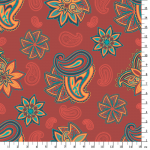 Ткань для пэчворк (50x55см) СВ-14 из коллекции "Сказочный восток" "Peppy"