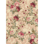 Ткань для пэчворк (60x110см) ВР-01 из коллекции "Викторианские розы" "Peppy"