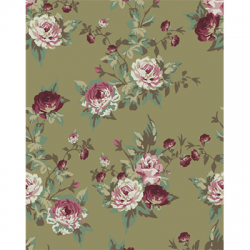 Ткань для пэчворк (50x55см) ВР-31 из коллекции "Викторианские розы" "Peppy"