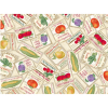 Ткань для пэчворк 23572-E из коллекции "Разнообразие сада" "Quilting Treasures" (США)