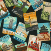 Ткань для пэчворк (60x110см) 15154-200 из коллекции "Dream vacation" "Robert Kaufman"(США)