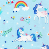 Ткань для пэчворк (50x55см) 17163-4 из коллекции "Happy Little Unicorns" "Robert Kaufman"(США)