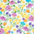 Ткань для пэчворк (50x55см) 20288-14 из коллекции "Wildflowers" "Robert Kaufman"(США)