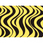 Ткань для пэчворк (50x55см) 16935YELBLA из коллекции "Mellow Yellow Stripe" “Red Rooster Fabrics”