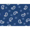 Ткань для пэчворк (50x55см) 24131BLU из коллекции "SoHo bandana"