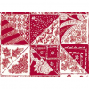 Ткань для пэчворк (60x110см) 25140RED из коллекции "Bombay"