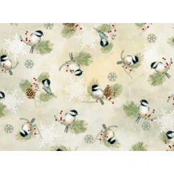 Ткань для пэчворк (50x55см) 25198MUL из коллекции "Winter celebration"