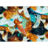 Ткань для пэчворк (60x110см) 25291MUL из коллекции "Root and fly" “Red Rooster Fabrics”