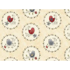 Ткань для пэчворк (50x55см) 25855MUL из коллекции "Among the flowers" “Red Rooster Fabrics”
