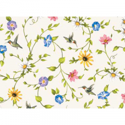 Ткань для пэчворк (50x55см) 25899MUL из коллекции "Adalee's garden" “Red Rooster Fabrics”