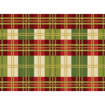 Ткань для пэчворк (50x55см) 26107MUL из коллекции "Christmas bells" "Red Rooster fabrics"